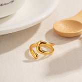 "L’Intemporelle – Bague Rétro Creuse au Charme Audacieux"